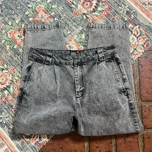 UO BDG paperbag pleated denim jeans